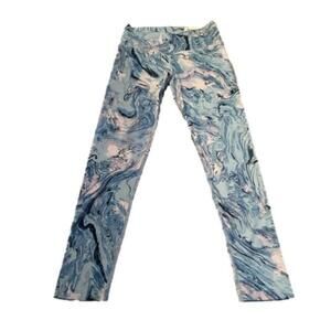 SO Blue Marble Leggings Size Small NWT